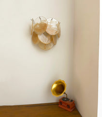 Gold Vintage Murano Glass Wall Lamp 13.4"