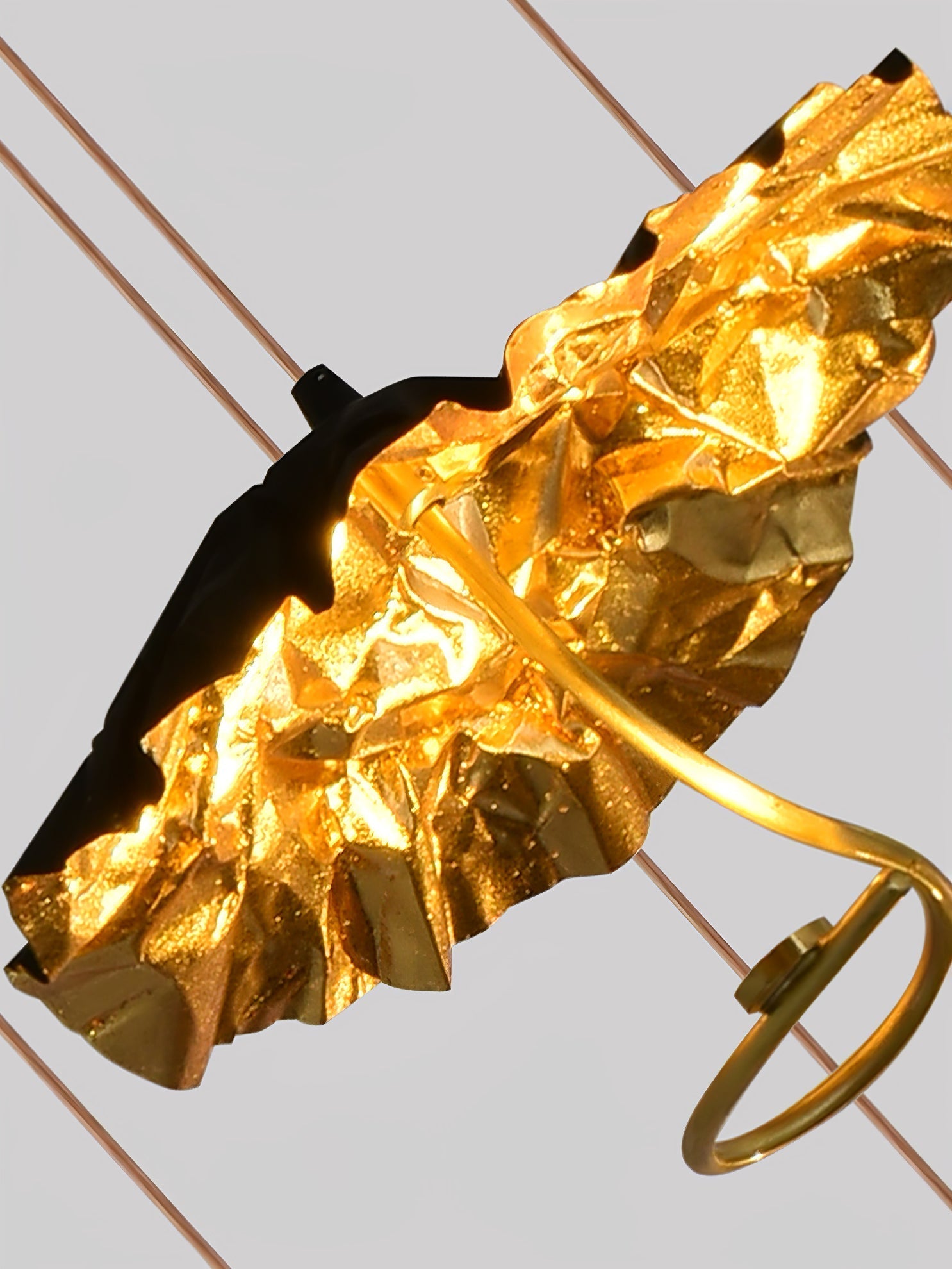 Naniv Brass Shade Aviary Constellation Chandelier