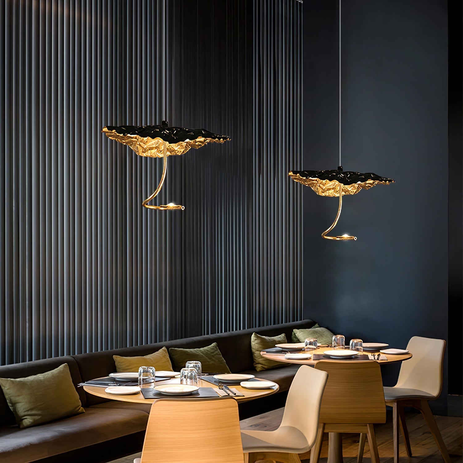 Naniv Brass Shade Aviary Constellation Chandelier