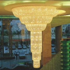 Golden Empire mounting crystal chandelier