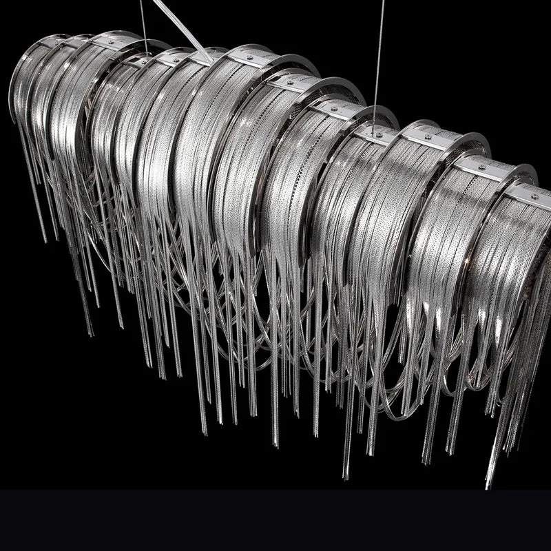 Teresa Cadena Chain Tassel Dining Room Chandelier