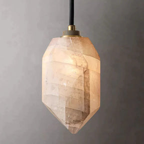 Mavis Alabaster  Translucent Modern Calcite Pendant Light