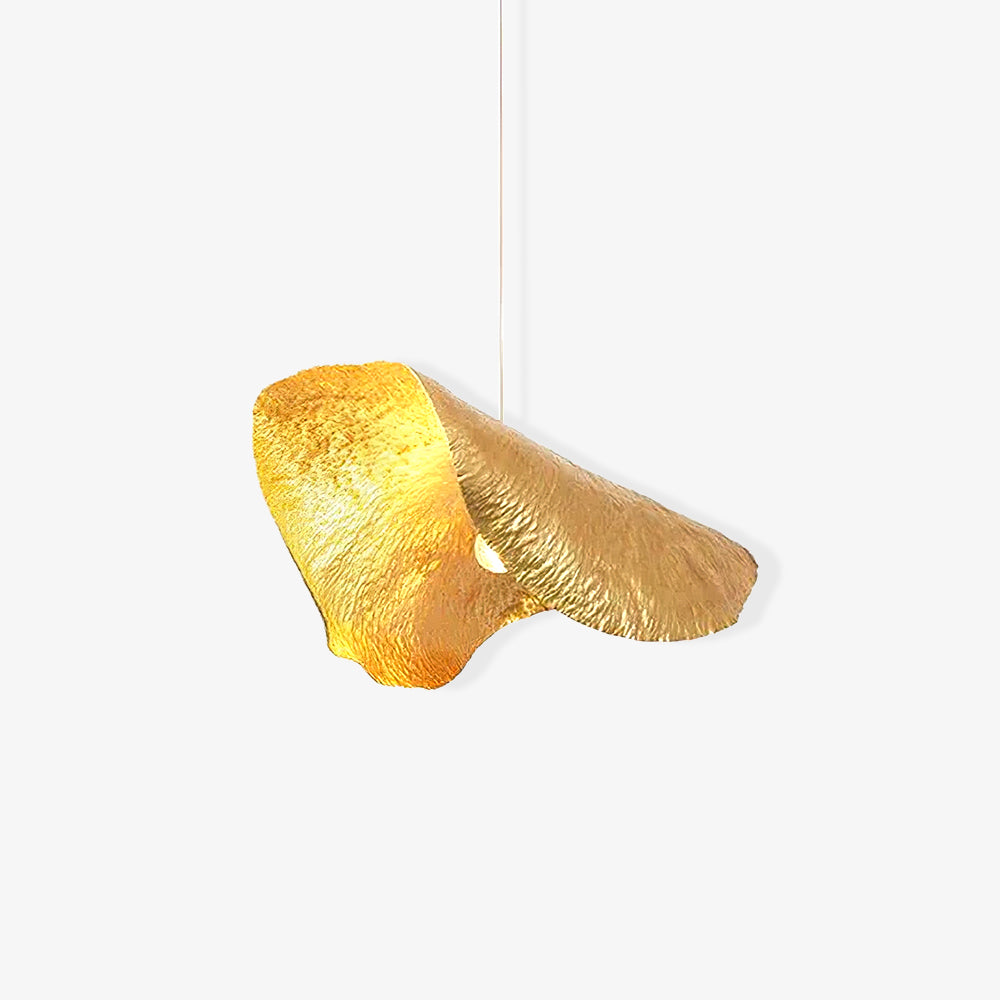 Naniv Brass Shade Hammered Pendant Light