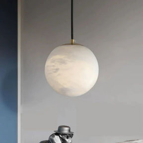 Dina Alabaster Spherical Pendant Light