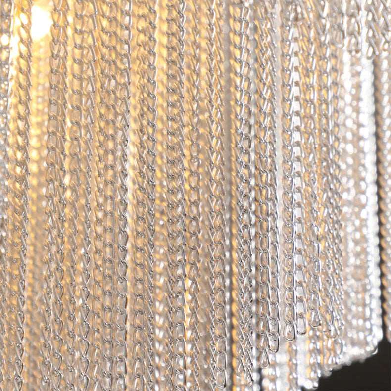 Teresa Cadena Chain Tassel Ceiling Light Fixture