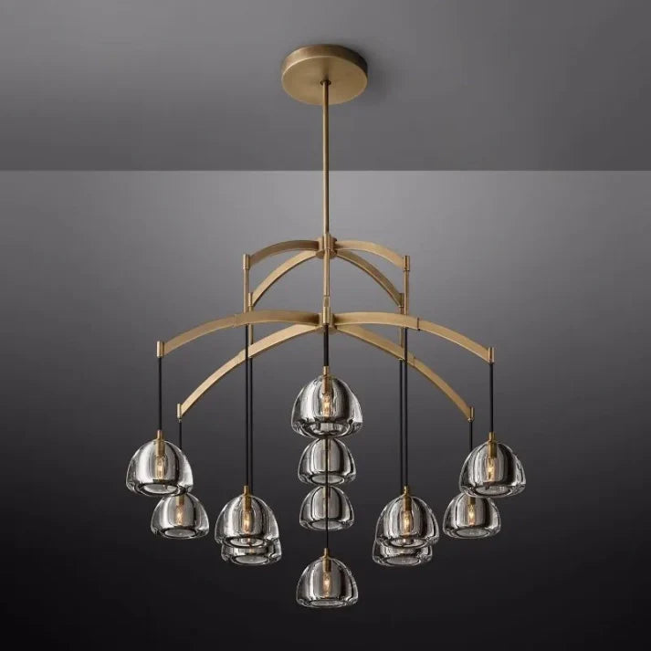 Hemisophere Round Chandelier 48"