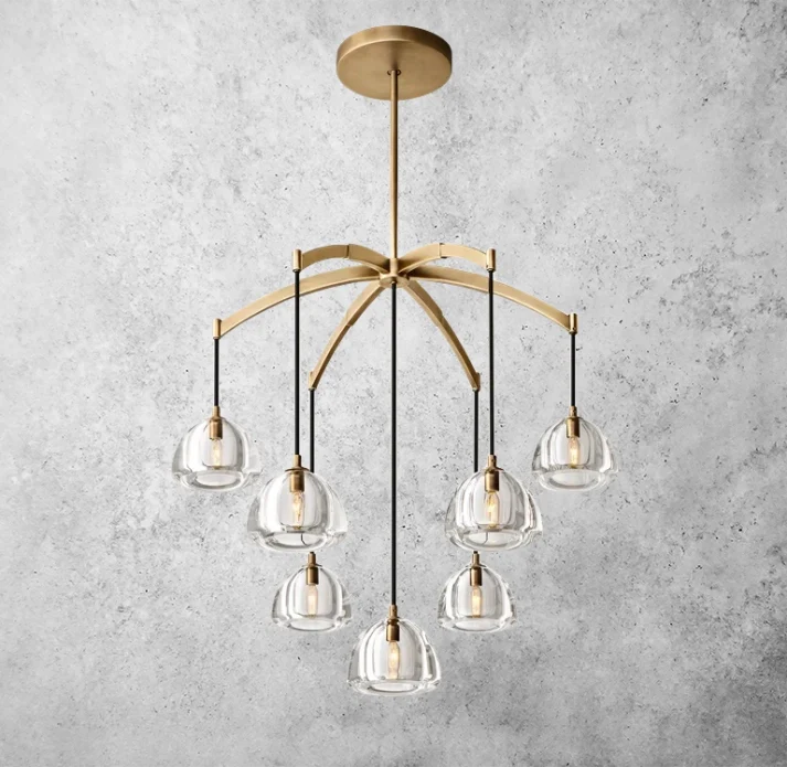 Hemisophere Round Chandelier 36"