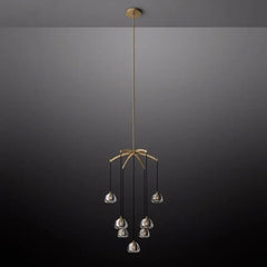 Hemisophere Round Chandelier 36"