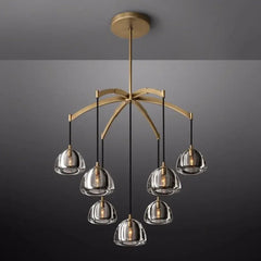 Hemisophere Round Chandelier 36"