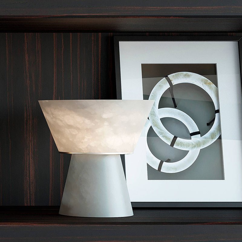 Dadaly Henry Small Art Alabaster Table Lamp