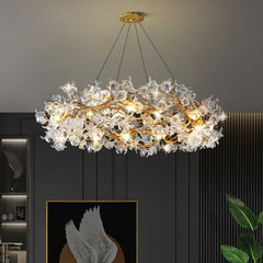 Flora Hibiscus Flower Chandelier
