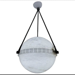 Dina Alabaster Globe Pendant Light 10"D 20"D