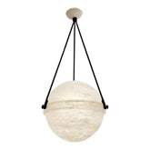 Opulent Alabaster Globe Pendant