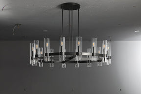 Ravelle Blown Round Chandelier 36" 48" 60"