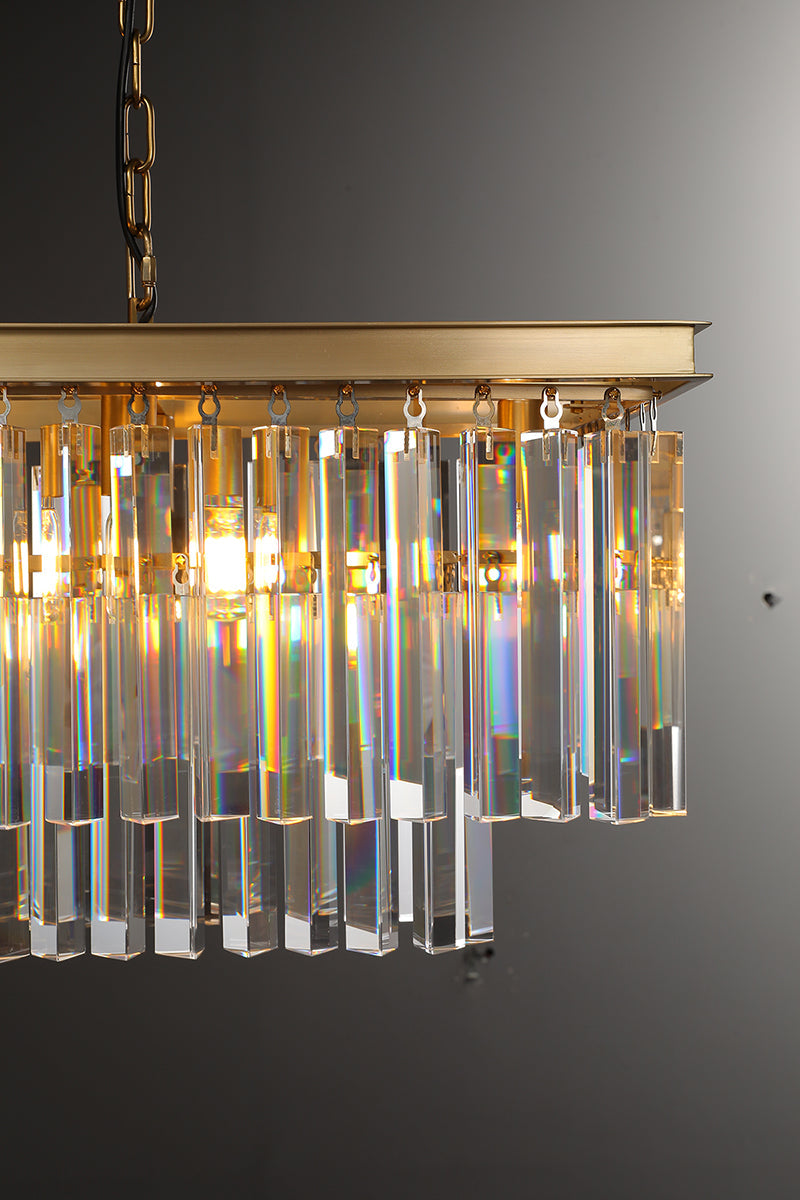 Odeon Square Chandelier For Living Room Dining Room