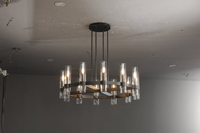 Ravelle Blown Round Chandelier 36" 48" 60"