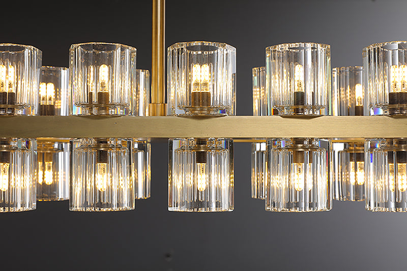 Arcachon Rectangular Chandelier 54'' 72''