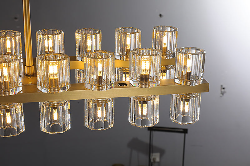 Arcachon Rectangular Chandelier 54'' 72''