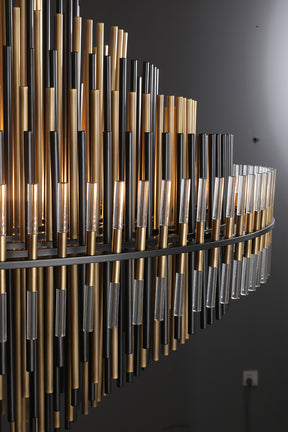 Emil Linear Chandelier For Metal