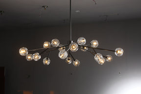 Belle Round Chandelier Clear and Smoke 24'' 36'' 48'' 60'' 72''