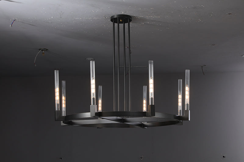 Clean Lines Round Chandelier 36'' 60'' 72''