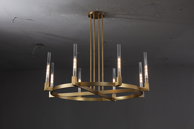 Clean Lines Linear Chandelier 55'' 67''