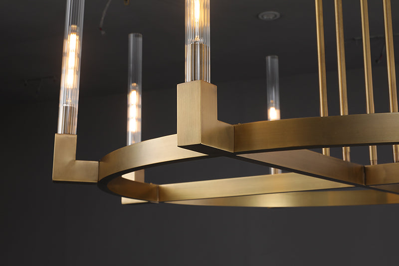 Clean Lines Linear Chandelier 55'' 67''