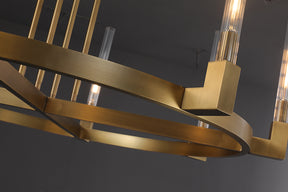 Clean Lines Linear Chandelier 55'' 67''