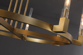 Clean Lines Round Chandelier 36'' 60'' 72''