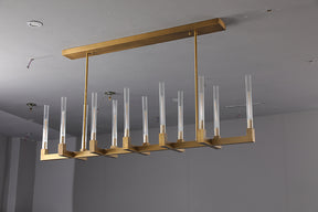 Clean Lines Linear Chandelier 55'' 67''