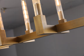 Clean Lines Linear Chandelier 55'' 67''