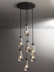 Raindrop Round Chandelier 18"