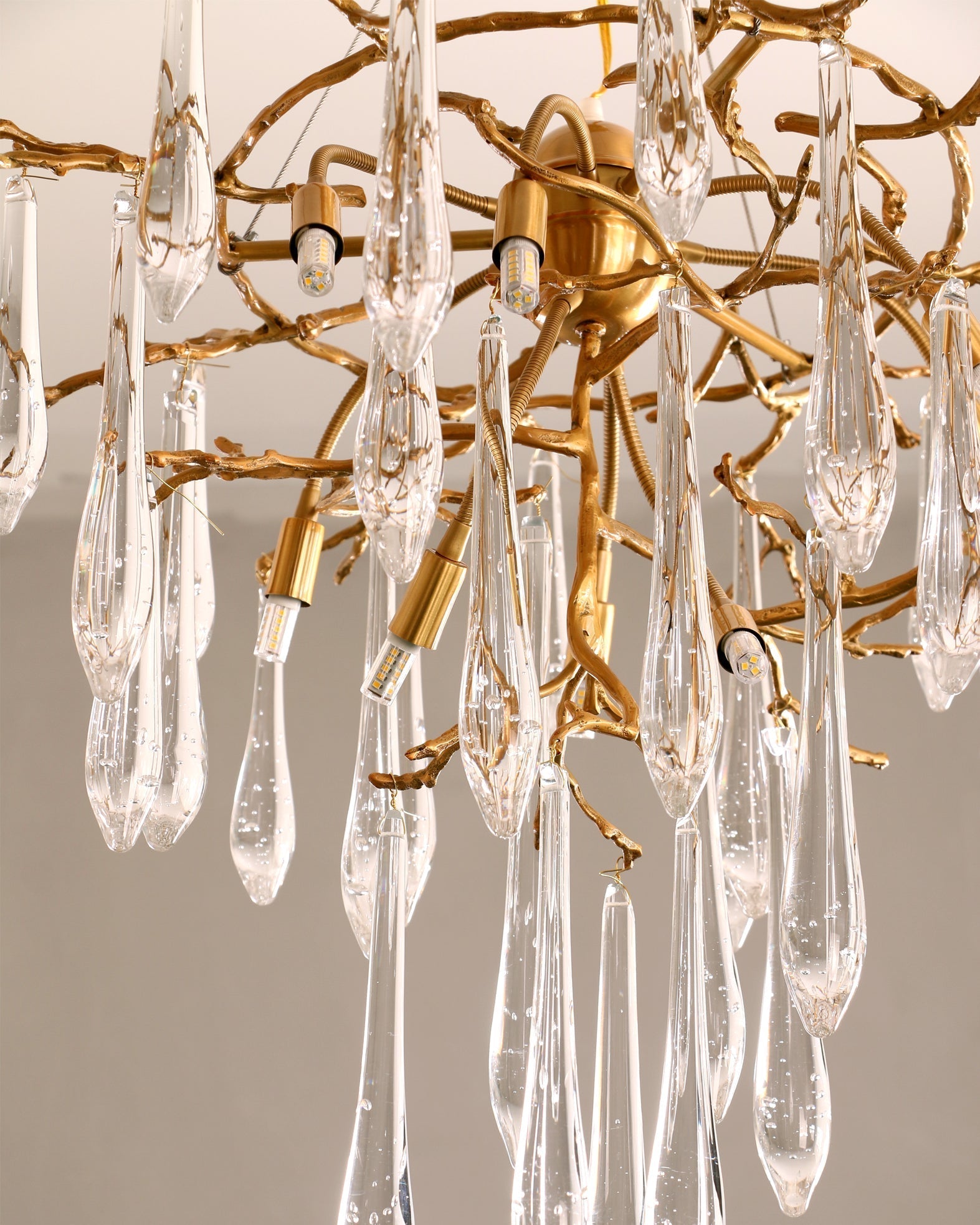 Annata Ice Strip Crystal Chandelier