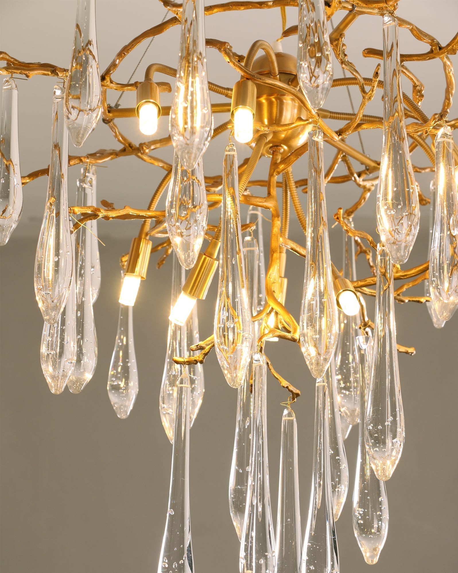 Annata Ice Strip Crystal Chandelier