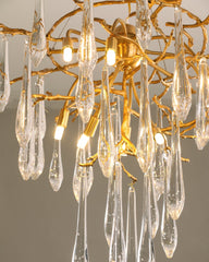 Annata Ice Strip Crystal Chandelier