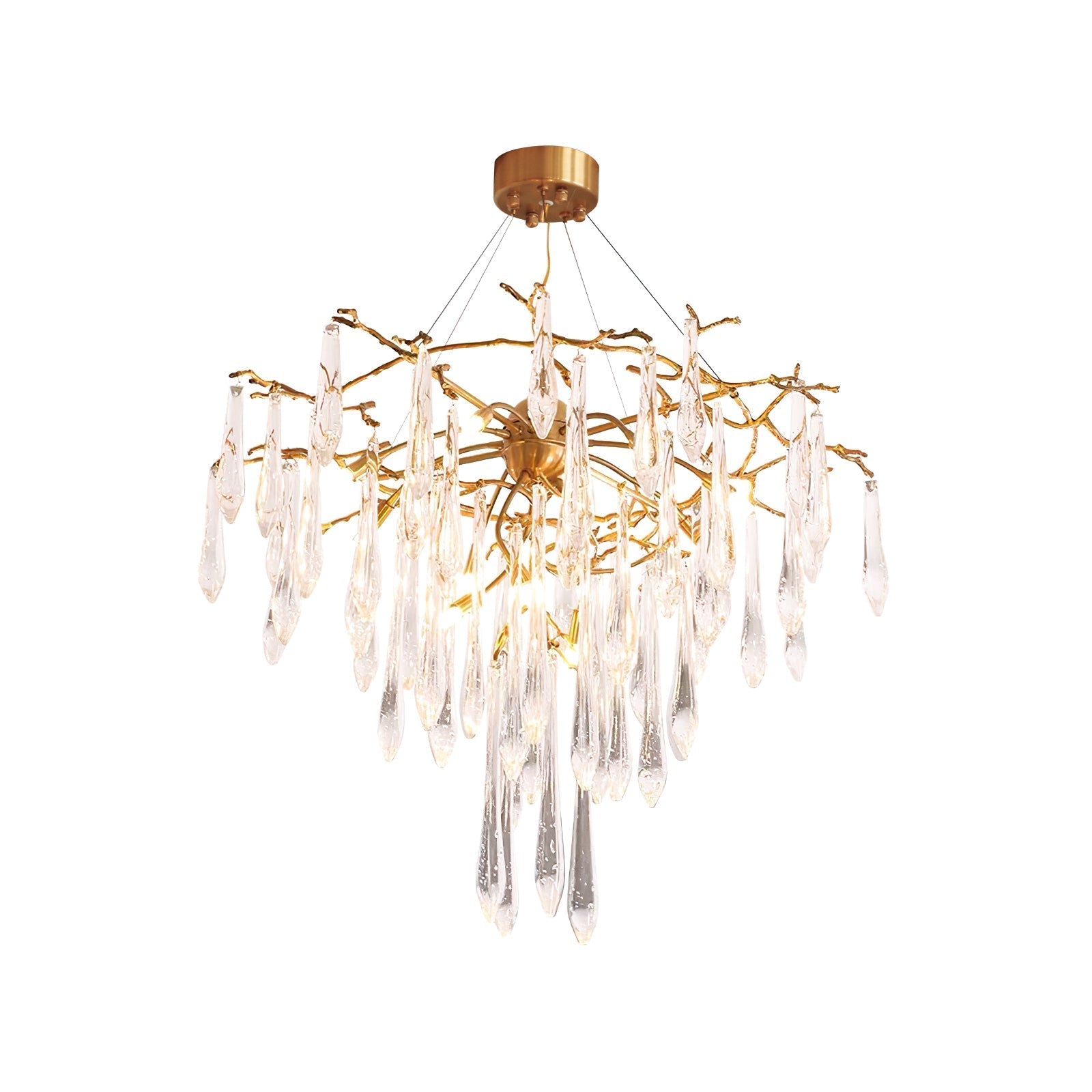 Annata Ice Strip Crystal Chandelier