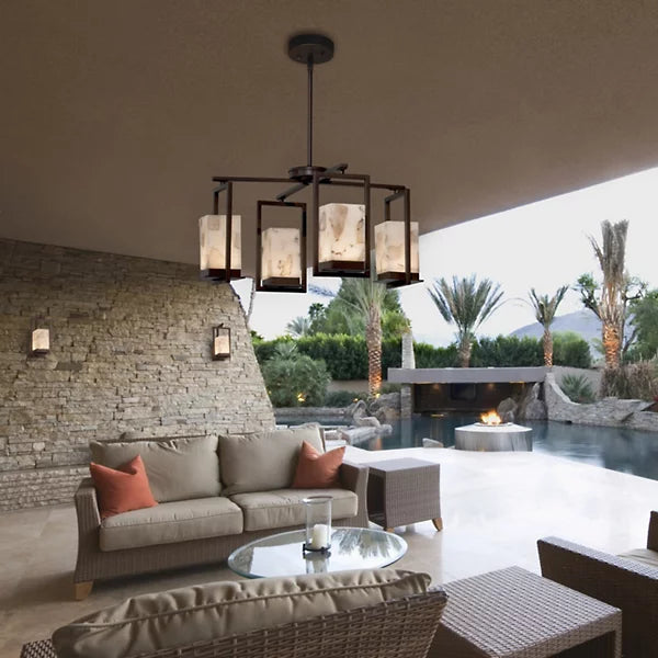 Rocks Laguna LED Outdoor Chandelier