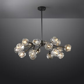 Belle Round Chandelier Clear and Smoke 24'' 36'' 48'' 60'' 72''