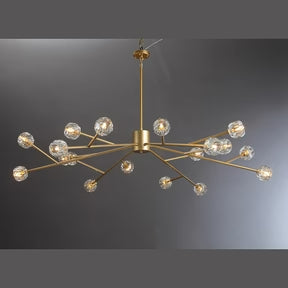 Belle Round Chandelier Clear and Smoke 24'' 36'' 48'' 60'' 72''