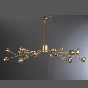 Belle Round Chandelier Clear and Smoke 24'' 36'' 48'' 60'' 72''