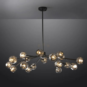 Belle Round Chandelier Clear and Smoke 24'' 36'' 48'' 60'' 72''