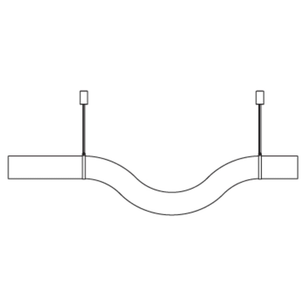 Simplicity Alabaster Linear Chandelier 51'' 55'' 60'' 61'' 65''W