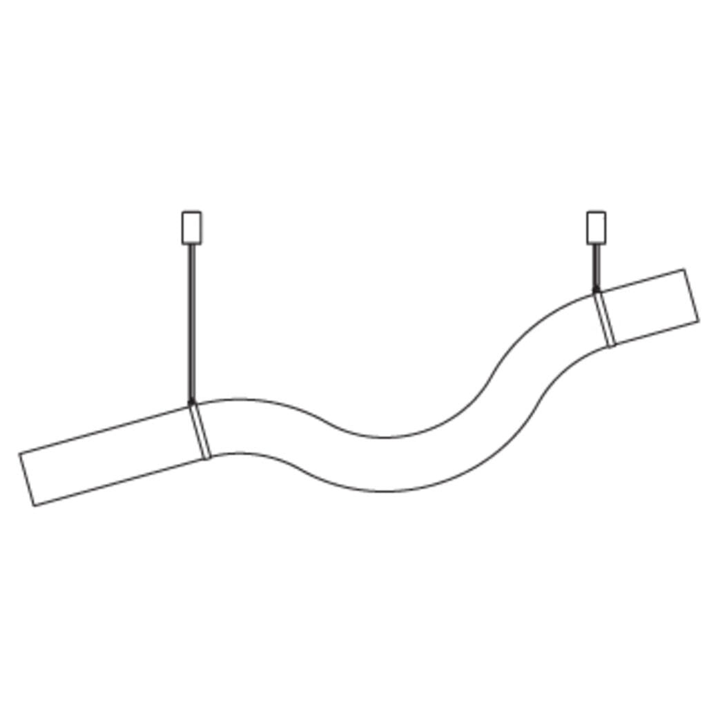 Simplicity Alabaster Linear Chandelier 51'' 55'' 60'' 61'' 65''W