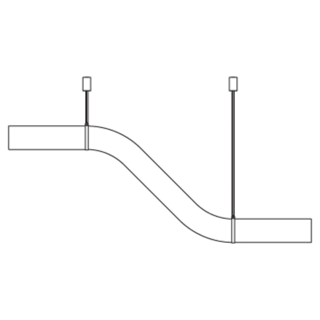 Simplicity Alabaster Linear Chandelier 51'' 55'' 60'' 61'' 65''W