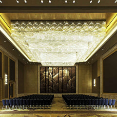 Large banquet hall lighting