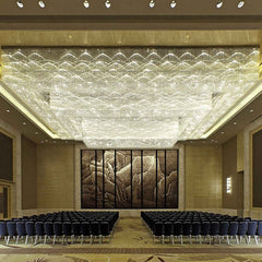 Large banquet hall lighting