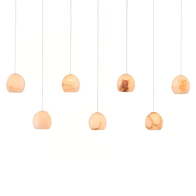 Alabaster Maeva Rectangular Chandelier 7 Lights / 15 Lights / 30 Lights