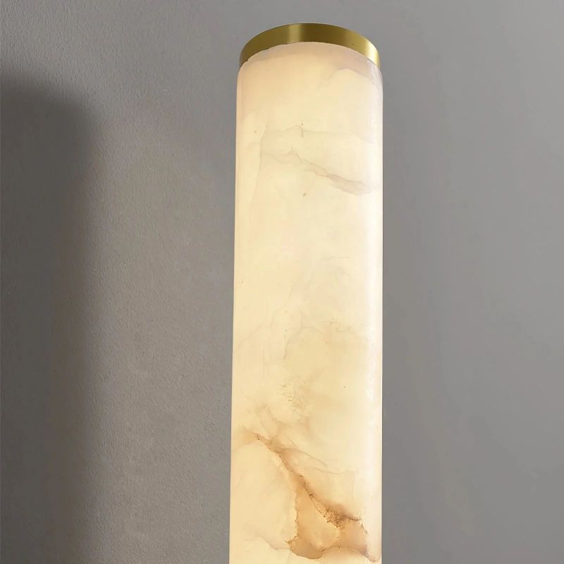 Sylvia Line Alabaster Wall Sconce