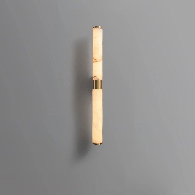 Sylvia Line Alabaster Wall Sconce