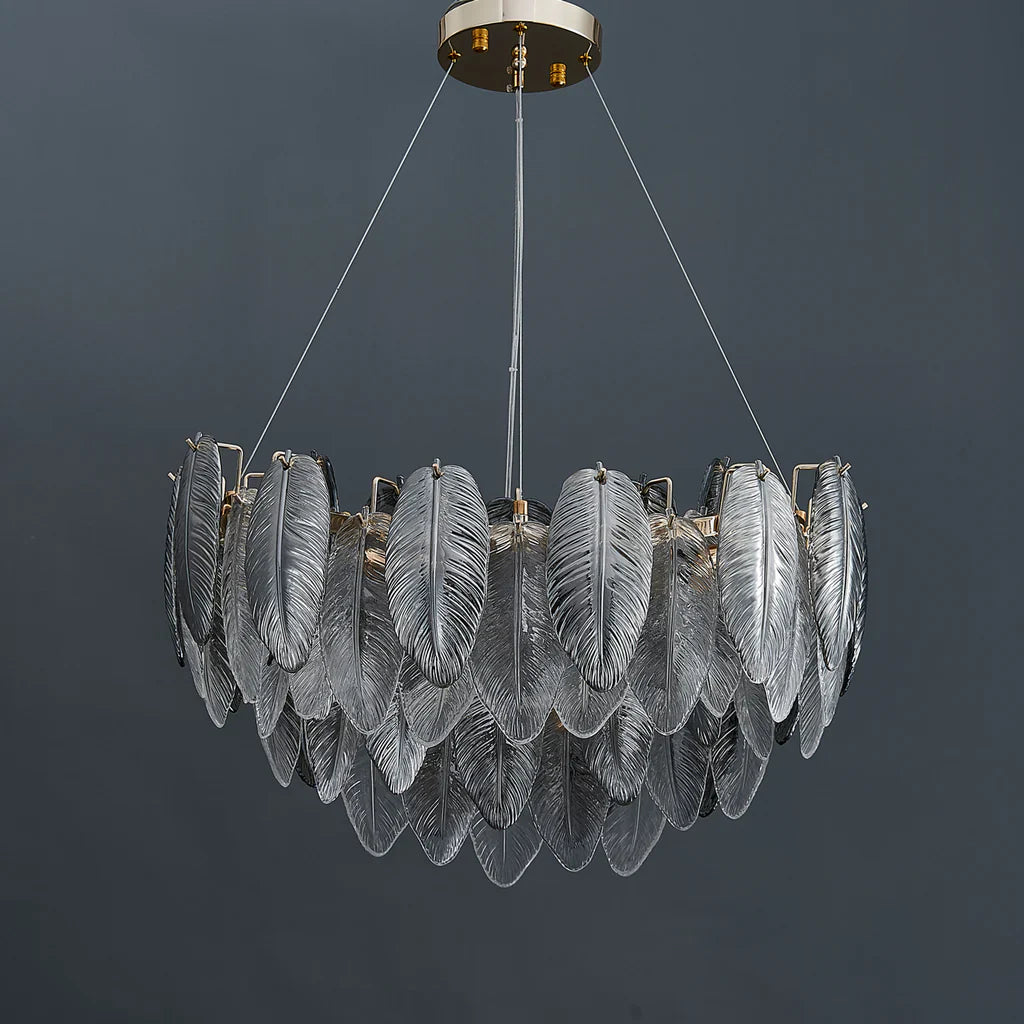 Llona Contemporary 6-Light Plume Chandelier